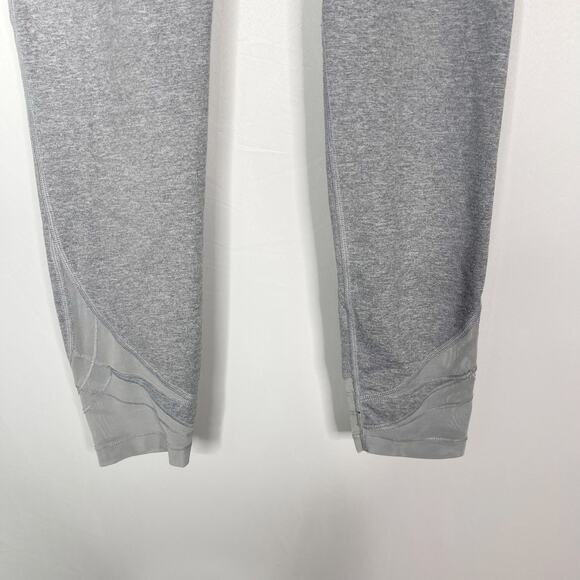 Athleta Girls XLarge 14 Gray Major League Mesh Tight Leggings Workout Pieced - Picture 4 of 11